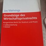 Grundzüge des Wirtschaftsprivatrechts, 3. Auflage